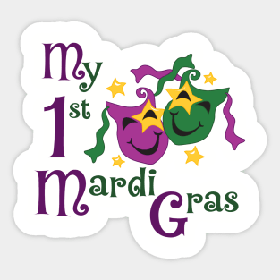 My 1st Mardi Gras Sticker